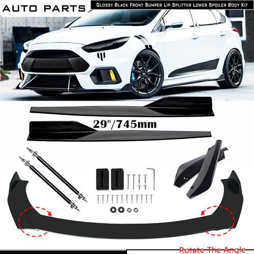 Front bumper lip spoiler - spoiler, rear