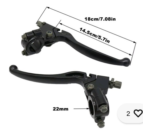 Suzuki b120 pair brake lever - suzuki,