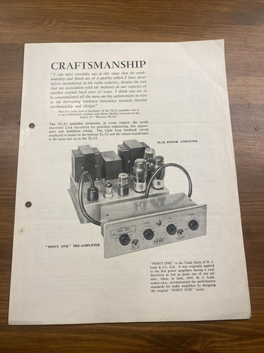 Leak amplifier - tl/10,