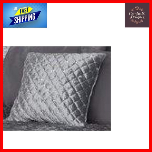 Glamour silver quilted sequin - silver,