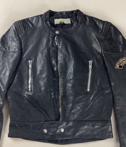 Vintage faux leather biker - vintage,