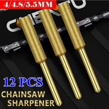 12PCS For Dremel Diamond Chainsaw Sharpener Burr Grinder Chain Saw Drill Bits UK