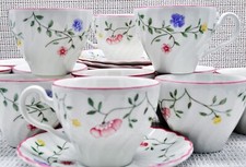 New cups/saucers sets- JOHNSON