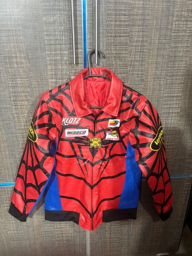 Spider man style leather - spider-man,