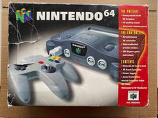 N64 CONSOLE BOXED WITH BLACK