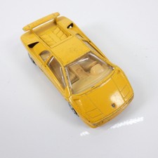Lamborghini Diablo 1:43 Toy Car Burago Vintage Collectable Model Yellow Bburago