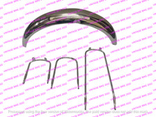 PARAFANGO ANTERIORE CROMATO TRIUMPH T140 BONNEVILLE CON SUPPORTI/ADATTO PER