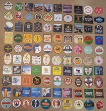 100 Beer Mats all different