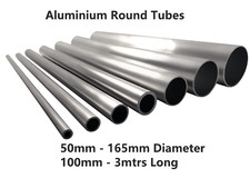 Aluminium Round Tube Hollow 50mm 57mm 63mm 65mm 75mm 100mm 6082T6 6063T6