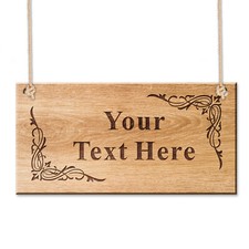 Personalised Hanging Plaque
