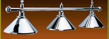 Snooker Pool Table Light Chrome Shades Chandelier Island Lighting Rosetta