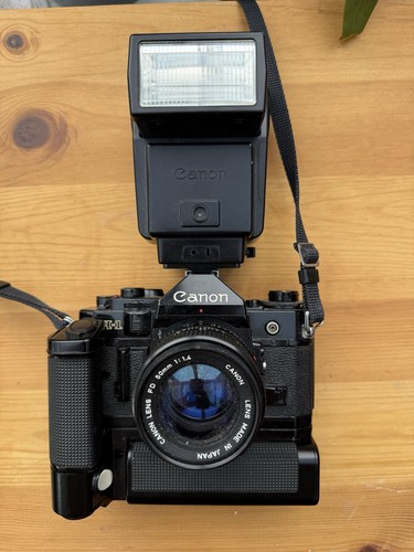 Canon 35mm film slr fd - a-1,