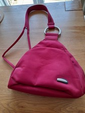 Travelon Unisex Dark Red Cross Body Bag Vgc