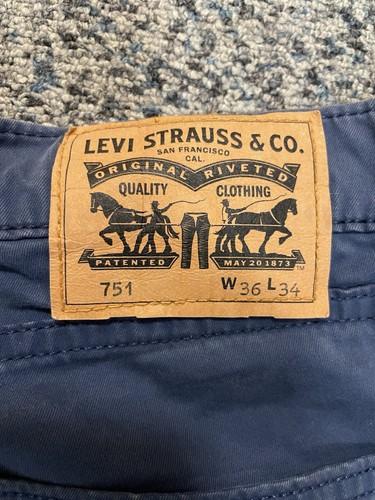 Levi 751 blue jeans - levi's,