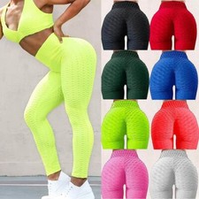 Women Yoga Pants Scrunch Bum Gym Leggings Fitness Sports Tight Workout Trousers