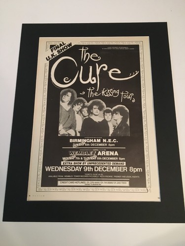 The cure 1987 tour mounted - uk, tour-mounted