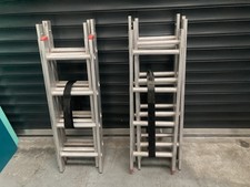x2 Aluminium Ladder 13ft. 15 Rung (4 part)
