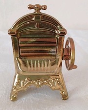 Vintage Miniature Brass Mangle
