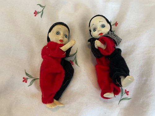 Pierrot clown doll vintage - pierrot,