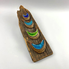 Jane Dart Fritte Ceramic Birds On Driftwood Signed On Reverse