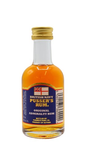 Pusser blue label rum - -,
