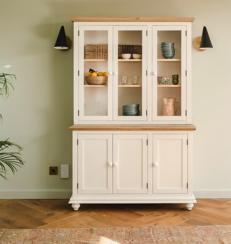 Shire white display - cabinet, 3
