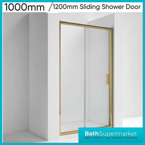 Brushed brass sliding - brushed, shower