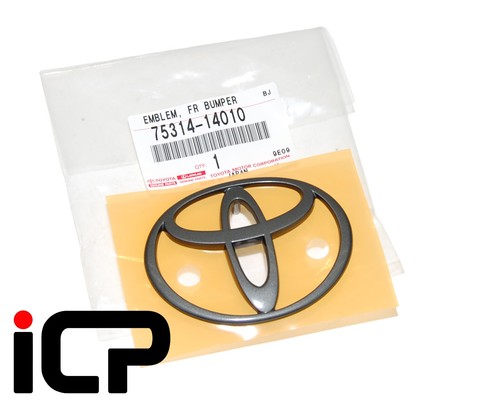 Genuine front bumper badge - bumper,