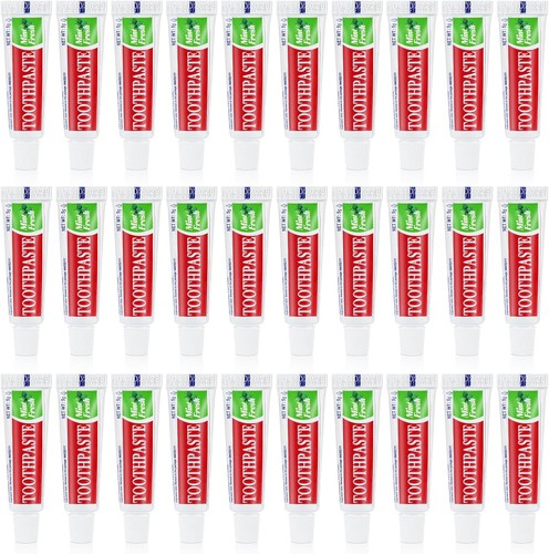 Travel size toothpaste - size, in