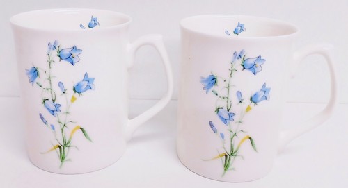 Bluebell mugs set fine - mugs, china