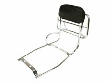 Chrome Rear Rack And Backrest