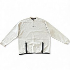 Vintage Nike Jumper / Cream / Large / Boxy Fit 90s Embroidered Logo