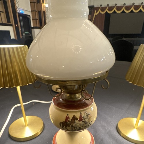 Ceramic table lamp hunting - ceramic,