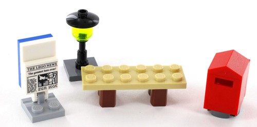 Lego city mailbox magazine - lego,