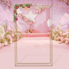 New Gold Romantic Wedding Arch Backdrop Stand For Party Outdoor Decoration DIY