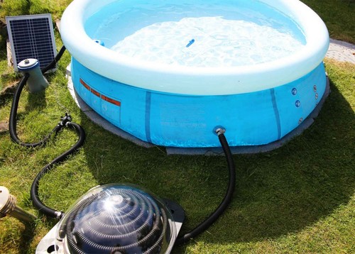 Swimming pool heating - pool,