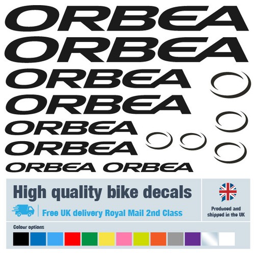 Orbea bike labels decals - bike,