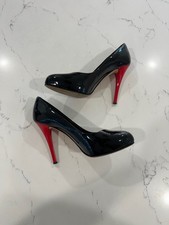 Giuseppe Zanotti Pumps Black with Red hills Made in Italy Size 38/8US