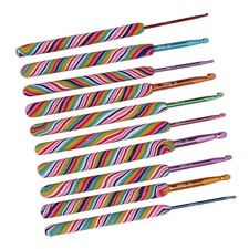 10Pcs Crochet Hooks Ergonomic Design Easy Operation Premium Material Sturdy HOT