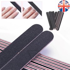 VDL Black Nail File Set Double Sided Emery Board-Nail Buffer Files Kit