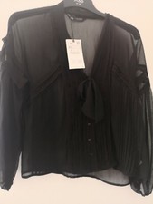 BNWT Zara SHEER BLACK lace