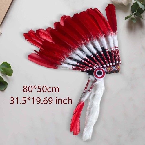 Indian chief feather headdress - chief,
