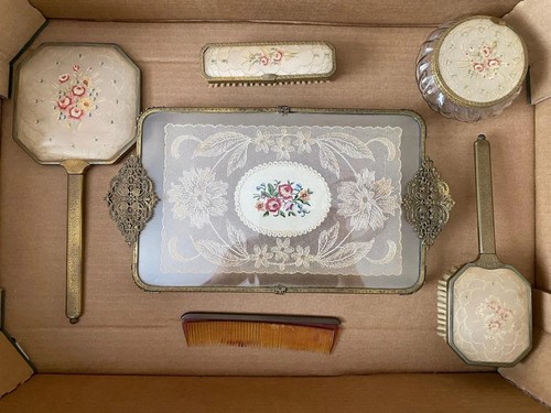 Vintage dressing table vanity - dressing, table/