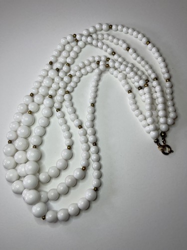 Vintage three strand white - vintage,