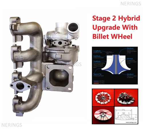 Stage upgraded turbocharger - upgraded,