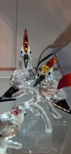 Swarovski hoopoes birds 925080 - swarovski,