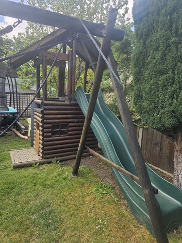 Children wooden play house - children's,