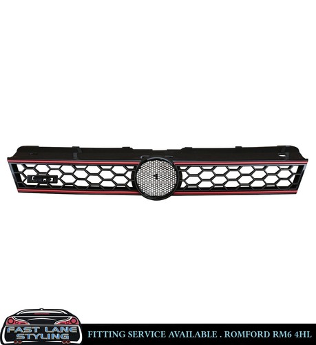 Front grille honeycomb - front,