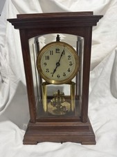 Antique German Gustav Becker 400 Day Anniversary Torsion Mantle Clock