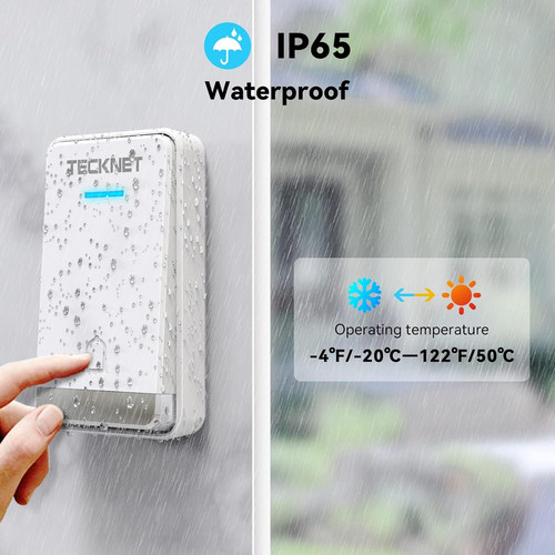 Tecknet wireless doorbell no - tecknet,